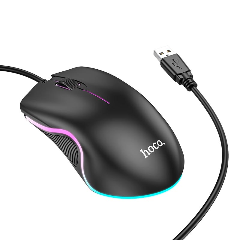 Souris de jeu USB filaire clignotante à LED Souris de jeu USB filaire clignotante à LED